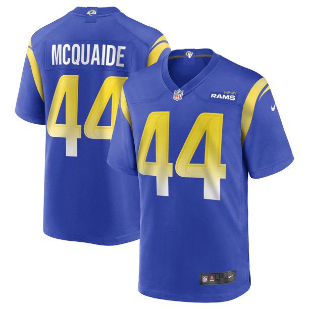 Men Los Angeles Rams #44 Jake McQuaide Nike Blue Player Game NFL Jersey